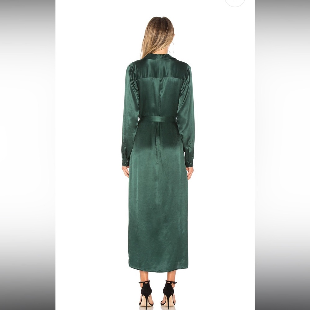The Long Sleeve Shirt Dress in Emerald
L'Academie - Picture 5 of 5